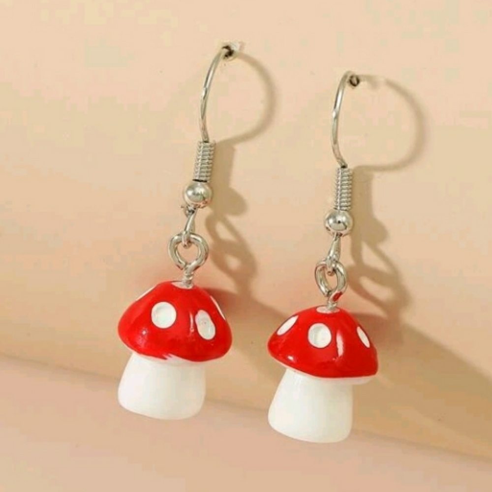 2/$29 Mushroom Earrings